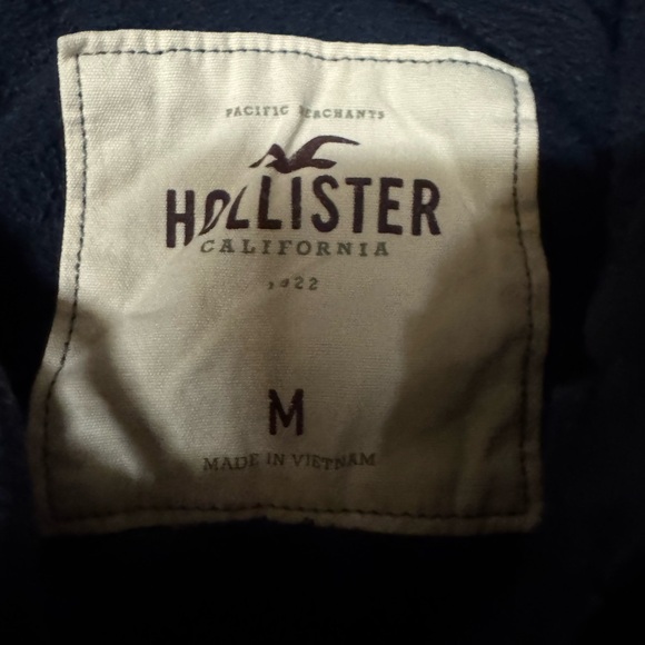 Hollister Women's Dark Blue Hoodie size medium - Picture 6 of 7